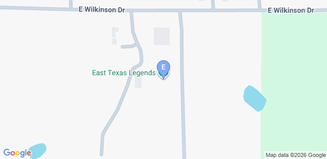 Map to East Texas Legends