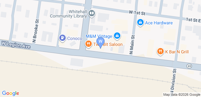 Map to Whitehall Weights 