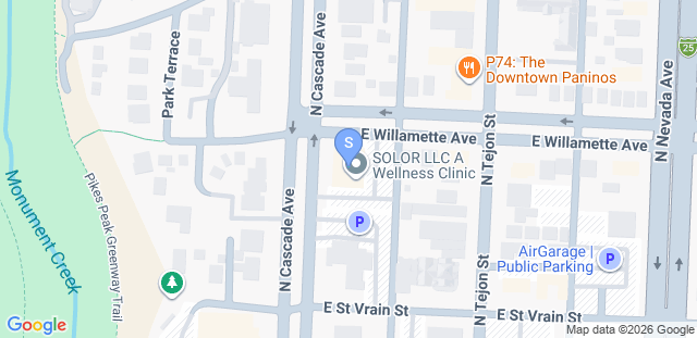 Map to Self Defense Academy Colorado Springs