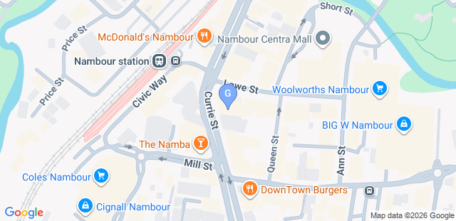 Map to Garra Brazilian Jiu Jitsu Nambour 