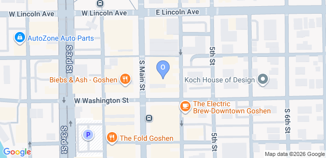 Map to Oasis Pilates Studio