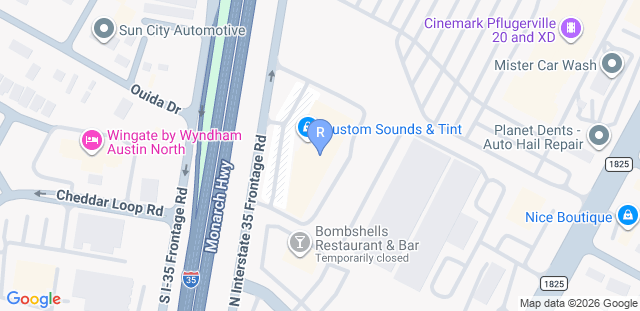 Map to Renzo Gracie Pflugerville