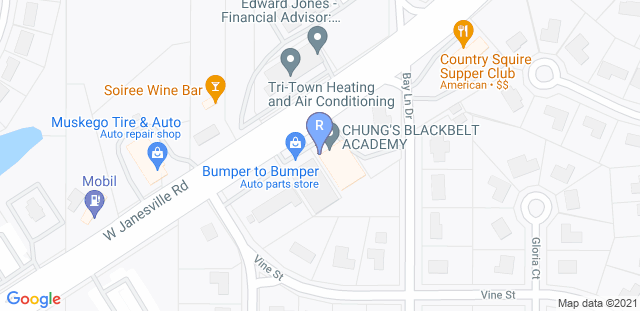 Map to RISE Martial Arts and Fitness 