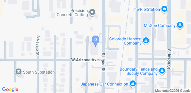 Map to Denver Aikikai