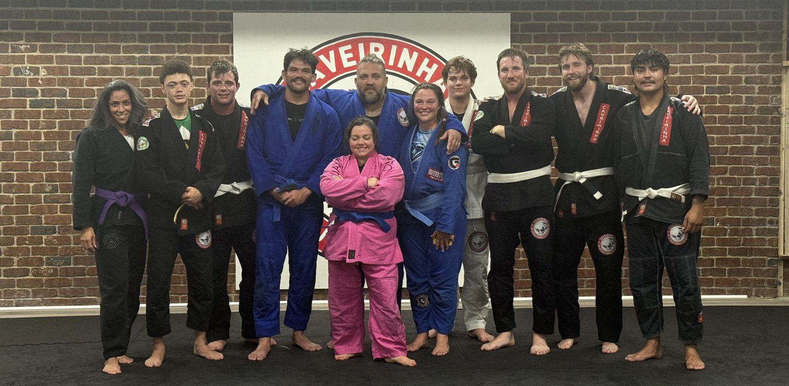 Adult Brazilian Jiu-Jitsu class training at CJJF North Carolina in Burlington, NC