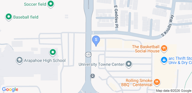 Map to Six Blades Denver Jiu Jitsu