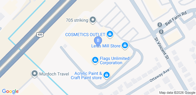 Map to Barrie Judo Club