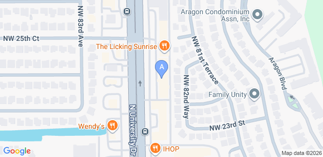 Map to APMA MARTIAL ARTS 