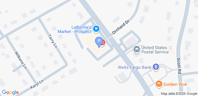 Map to Prospect Martial Arts