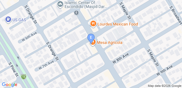 Map to Escondido Combat Academy 