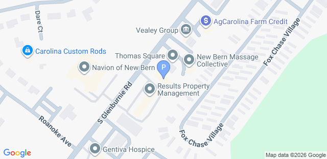 Map to Prana Yoga Healing Collective