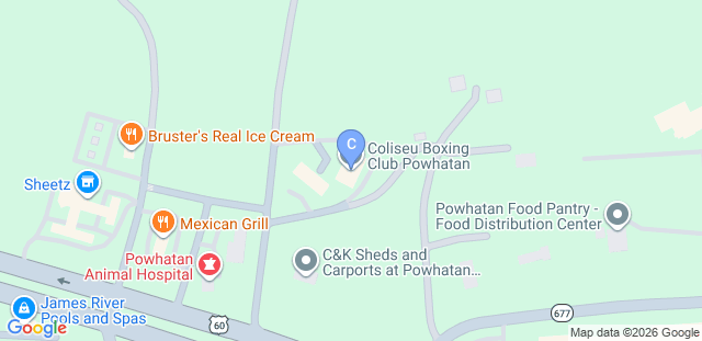 Map to Coliseu Boxing 