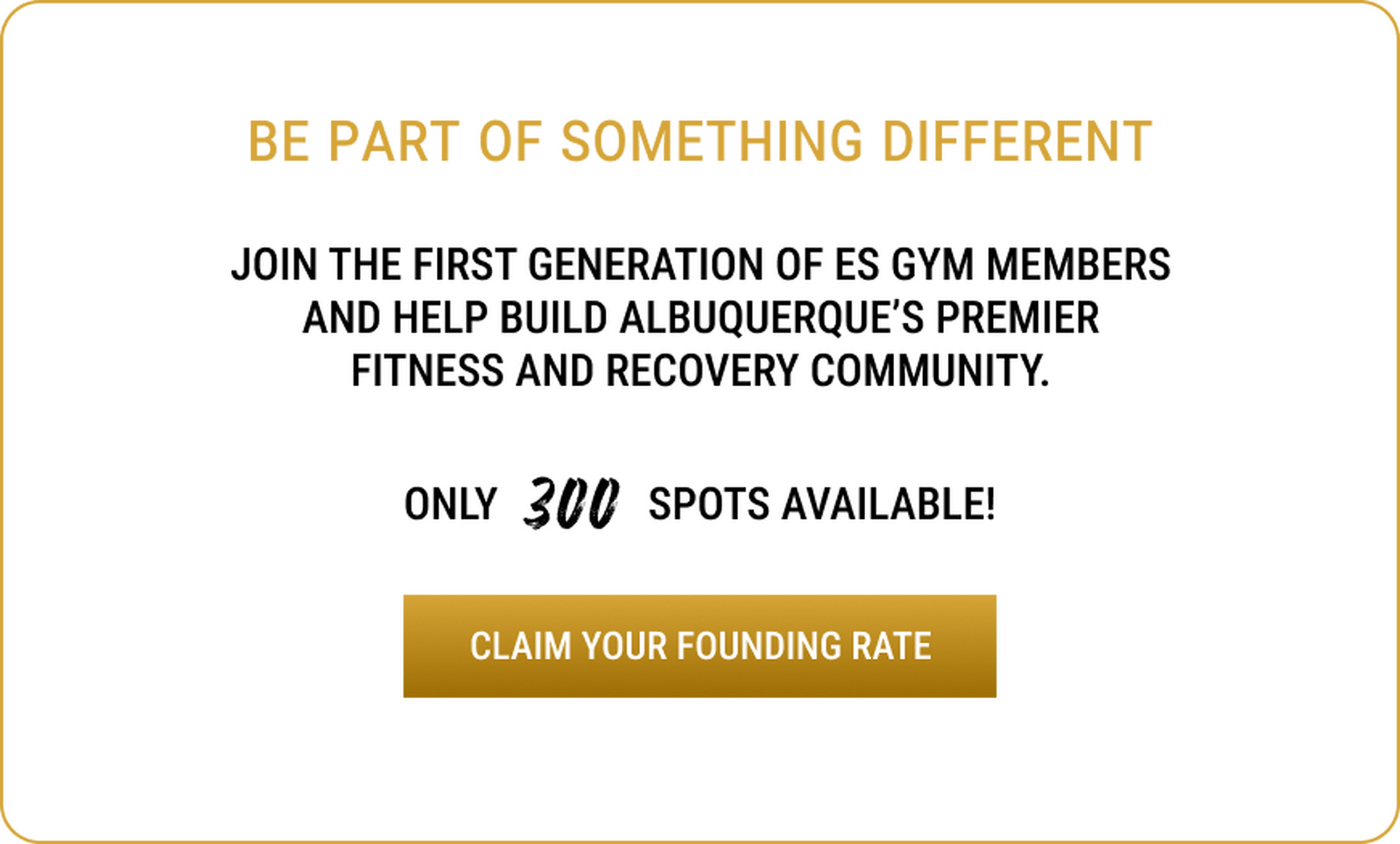 Be part of something different. Claim your founding rate.