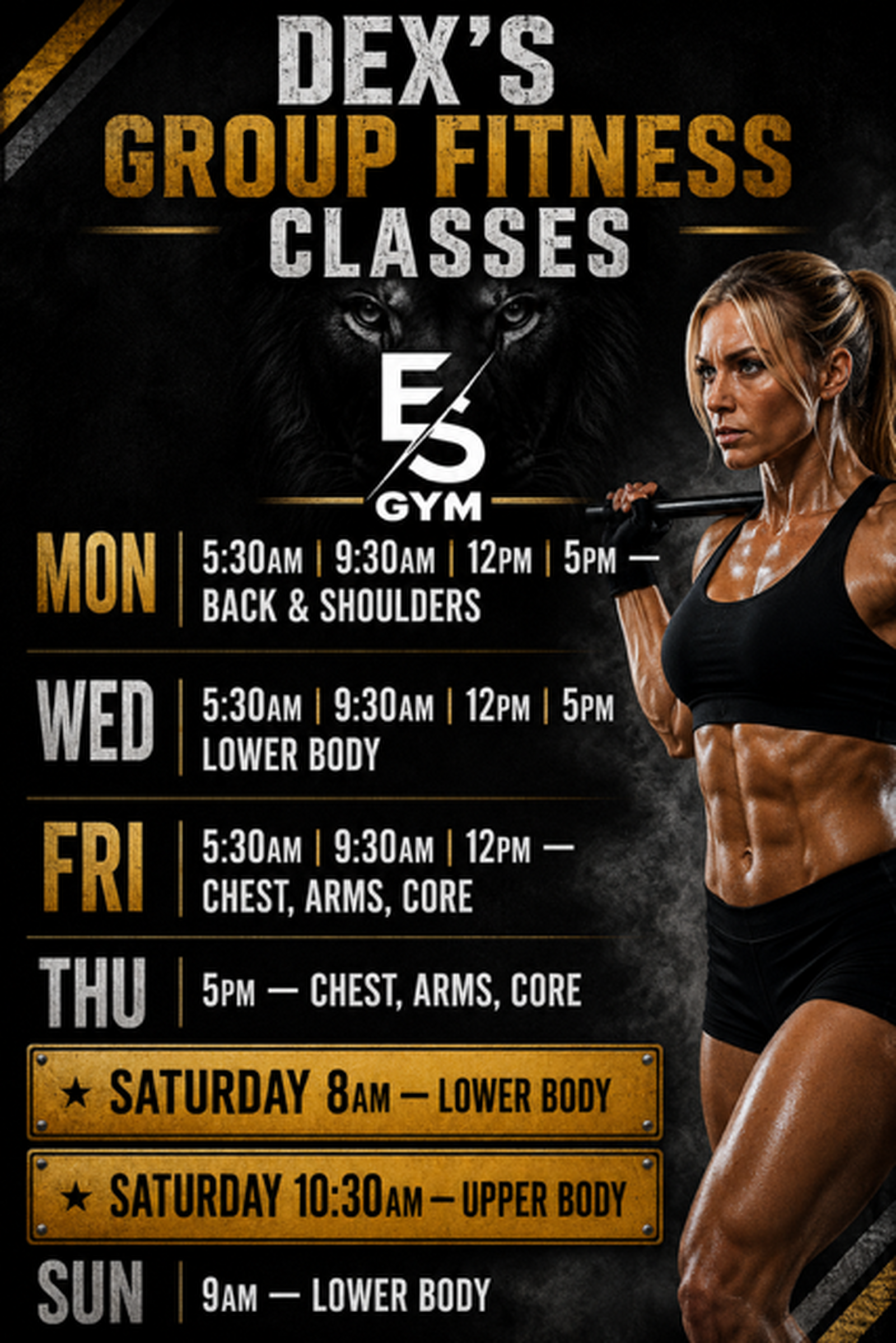 Group class package options