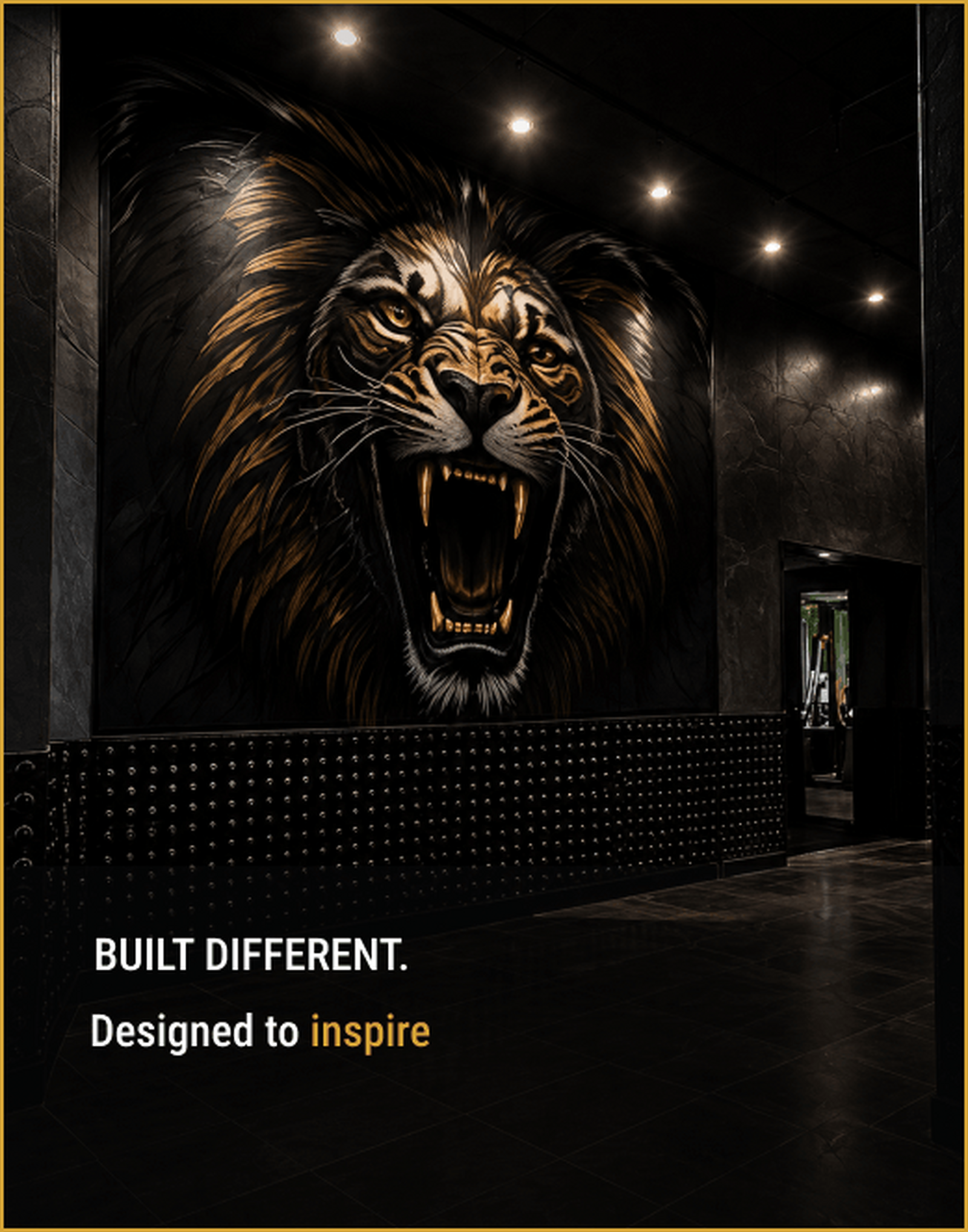 Built different. Designed to inspire.