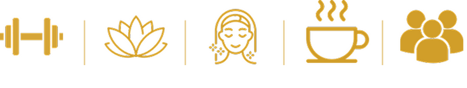 Train, recover, beauty, fuel, connect