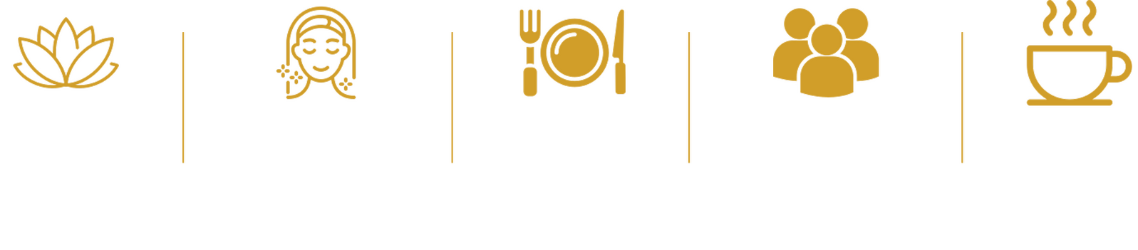 Wellness and recovery, beauty and aesthetics, nutrition and fuel, community and connection, cafe and lifestyle