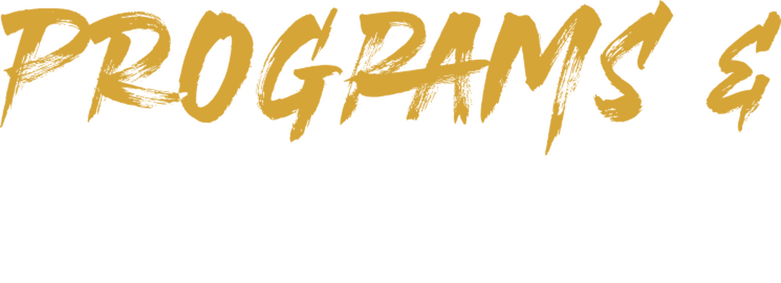 Programs and services