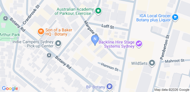 Map to Nxt Gen Boxing Club
