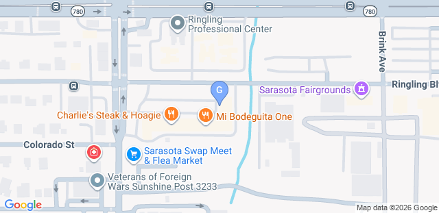 Map to Gracie Sarasota