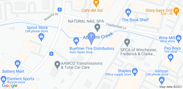 Map to The Winchester Jiu Jitsu Academy