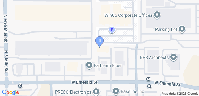 Map to Boise Fencing Club