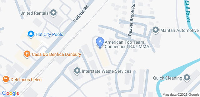Map to American Top Team Connecticut