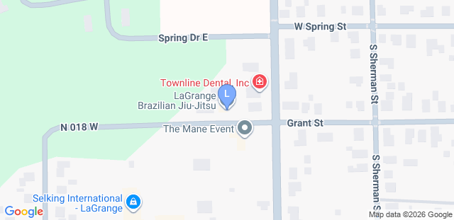 Map to LaGrange Brazilian Jiu-Jitsu