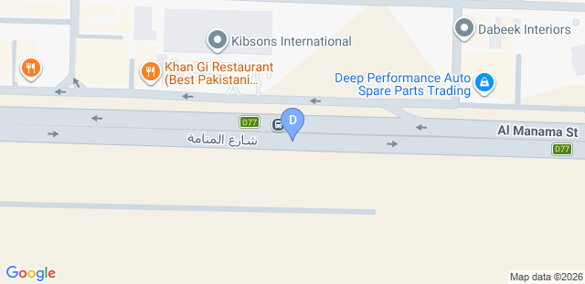 Map to Delariva Jiu Jitsu-Dubai