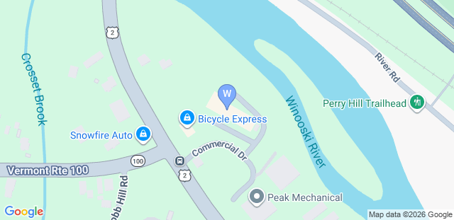 Map to Waterbury Community Fitness