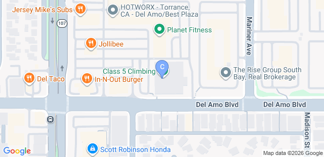 Map to Class 5/Touchstone - Torrence, CA