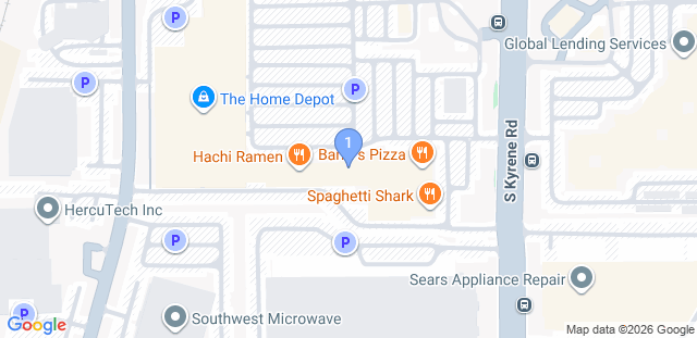 Map to 10th Planet Tempe 