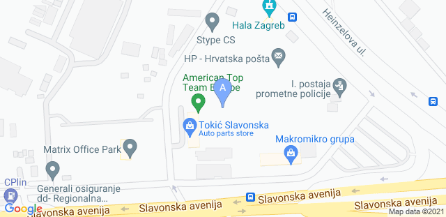 Map to ATT ZAGREB