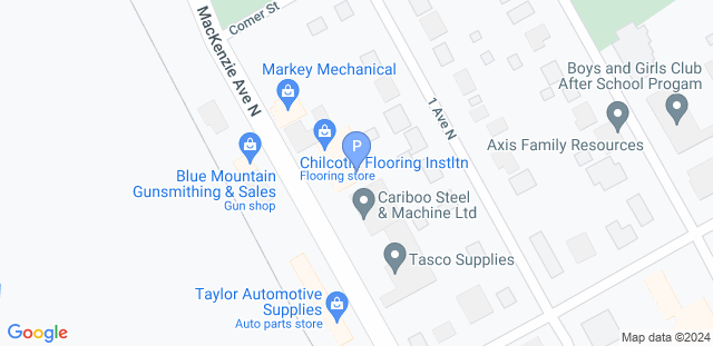 Map to PE CENTRE