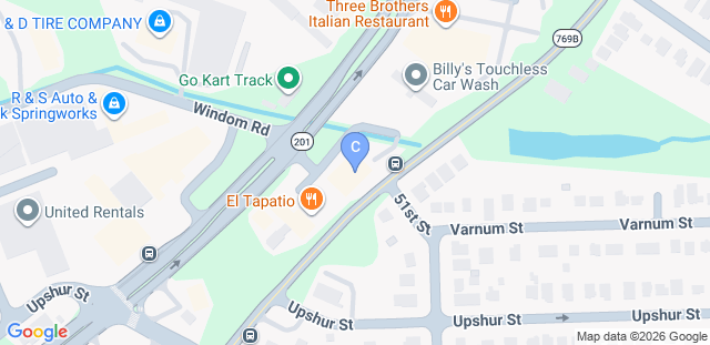Map to Cornerstone Gym