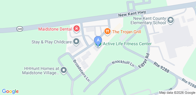 Map to Active Life Fitness Center