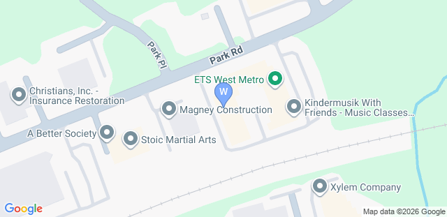 Map to Warner Boxing Club