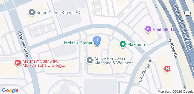Map to Jordan’s Corner