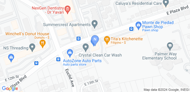 Map to National City Jiu Jitsu Club
