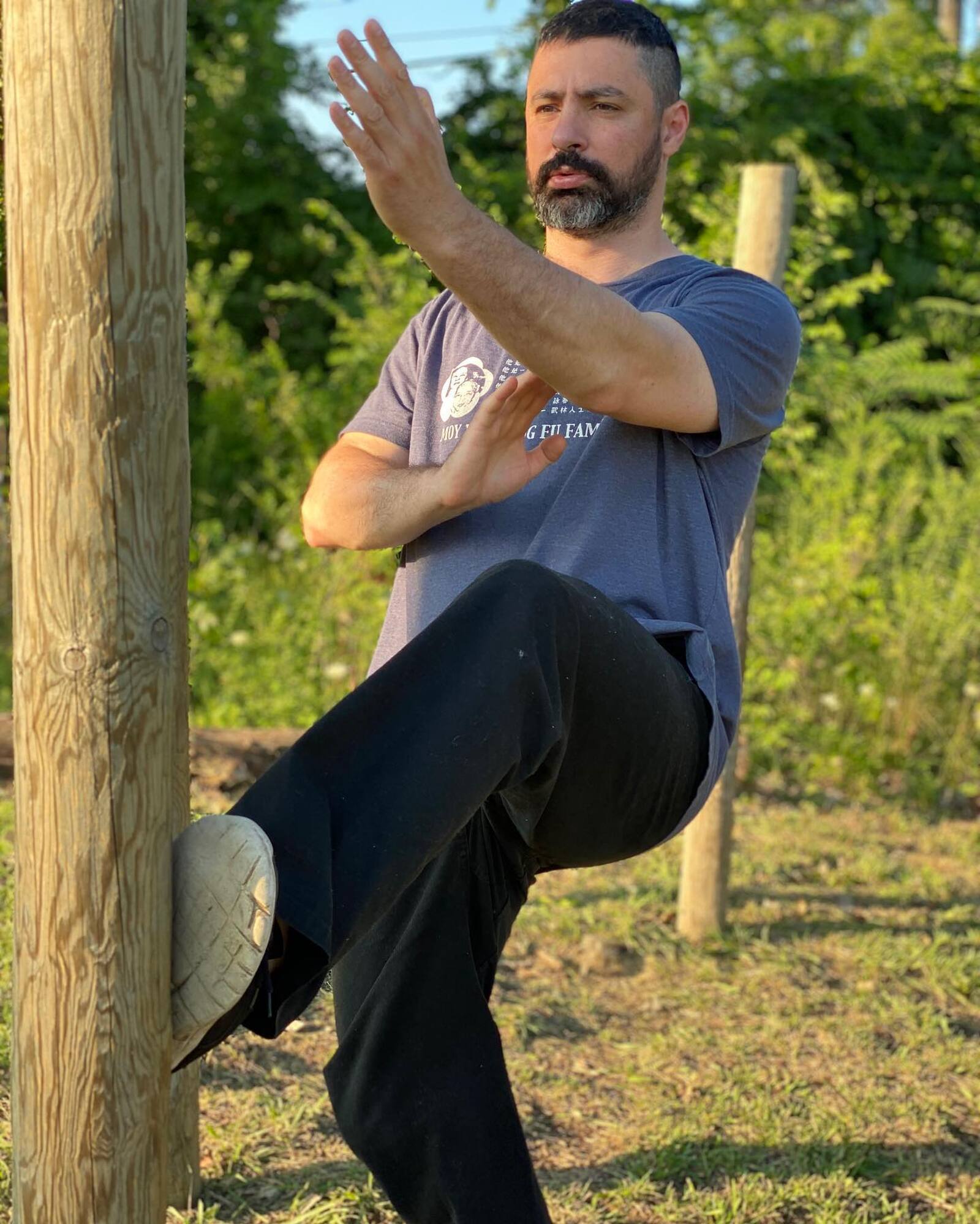 Sifu Kris teaching at Detroit Kung Fu Academy