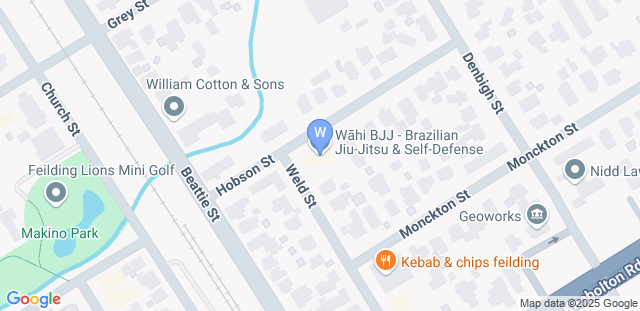 Map to WāhiBJJ - Brazilian Jiu-Jitsu & Self-defense