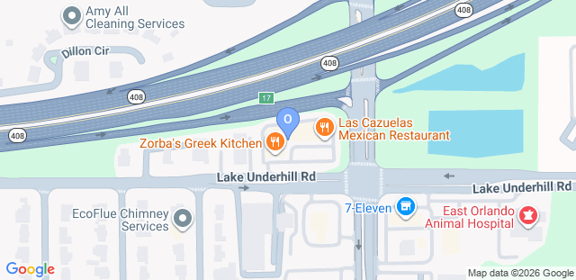 Map to Orlando Boxing Club
