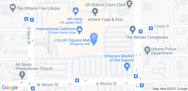 Map to Central Illinois Aikikai