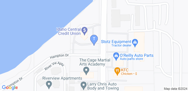 Map to The Cage Martial Arts Academy
