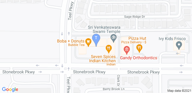 Map to Tiger Sun Martial Arts - H.Q