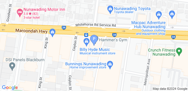 Map to Perkins Competition & Events