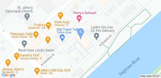 Map to Gold Medal Martial Arts Saginaw