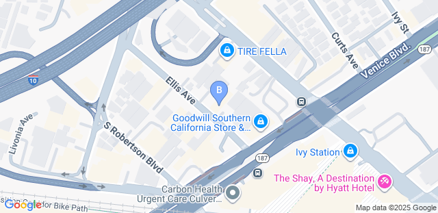 Map to Bujinkan West Los Angeles Dojo