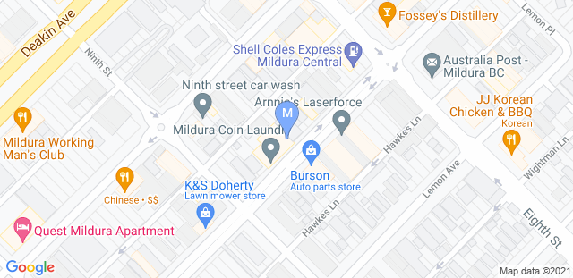 Map to Mildura Brazilian Jiu Jitsu-Self Defense & Fitness 