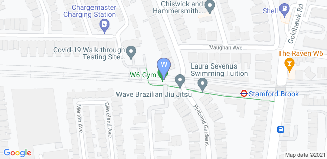 Map to Wave Brazilian Jiu Jitsu